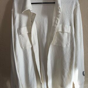 PINK Victoria's Secret Cream Shirt Jacket